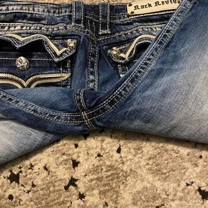 Rock Revival Women's Dark Blue Bermuda shorts